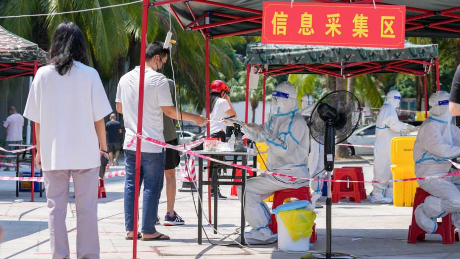 chinois touristes sanya chine