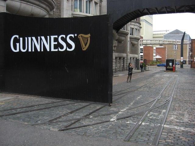 entrée de la Guinness factory