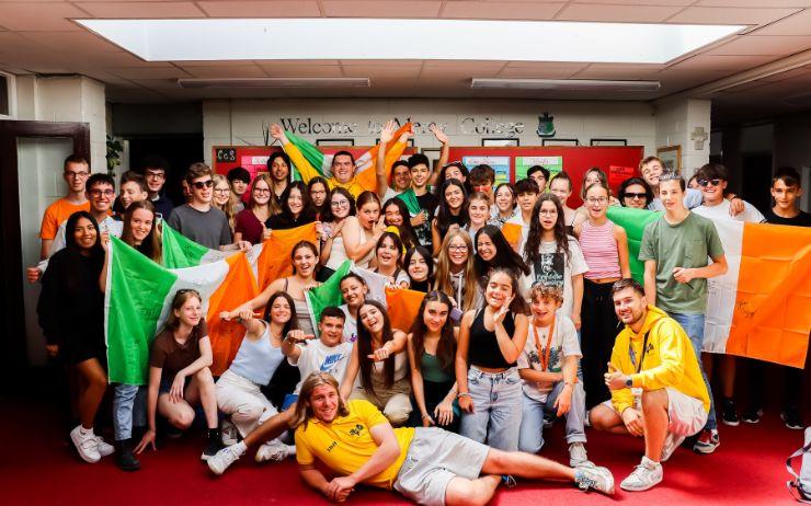 Jeunes au Summer camp du CES à Dublin