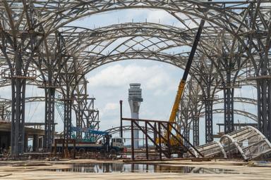 aéroport en construction