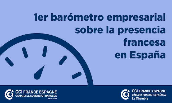 affiche du 1er barometre CCI France Espagne