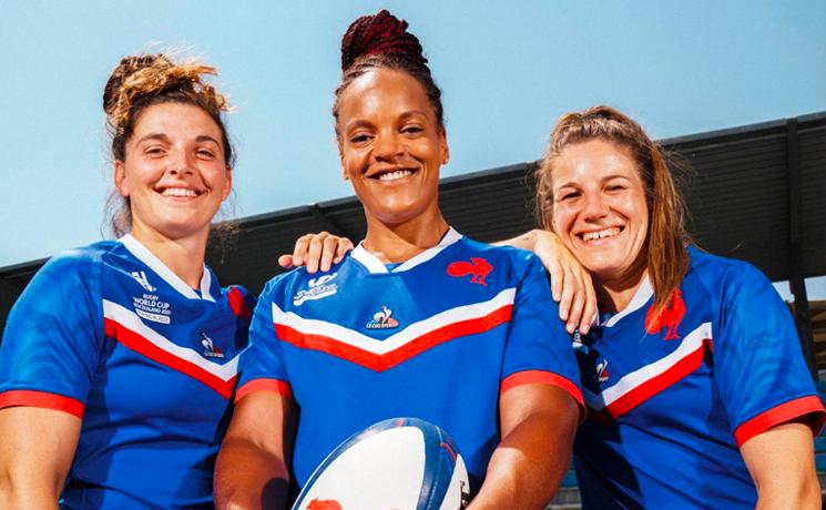 Trois joueuses talentueuses de la france rugby team