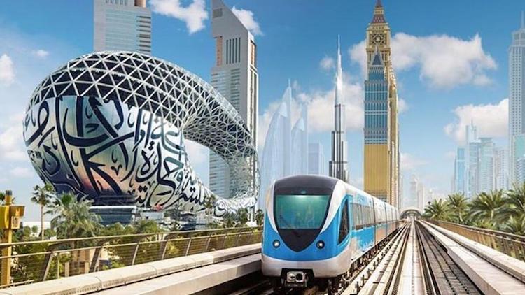 Présentation du métro à Dubaï