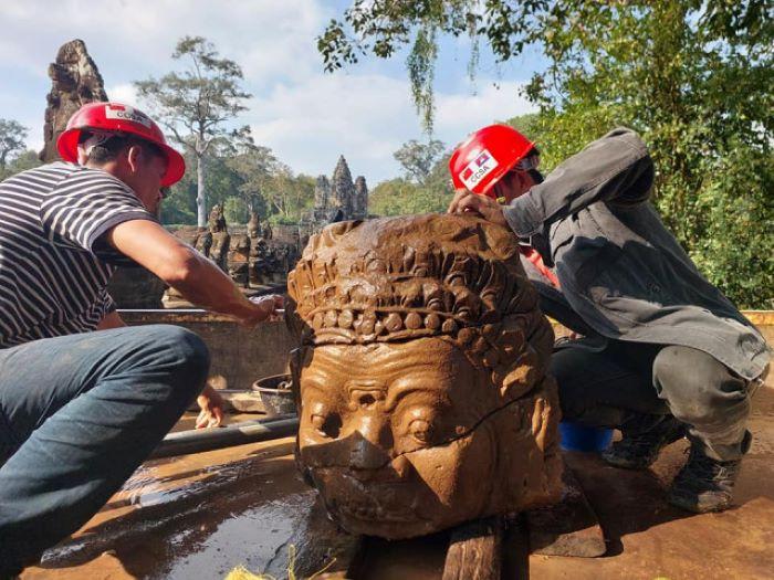 tête d'asura angkor thom