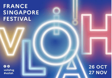 vOilah affiche de l'évènement festival à Singapour