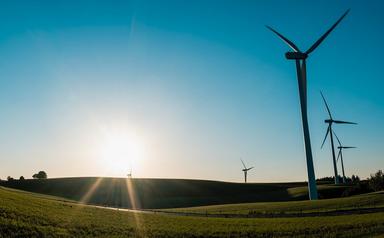 éoliennes dans la campagne