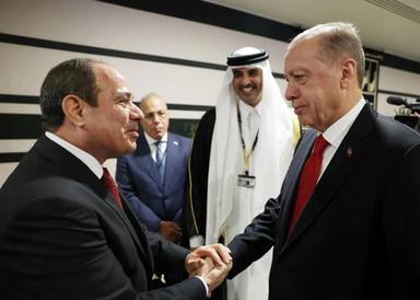 Erdogan Sisi Turquie Egypte Doha