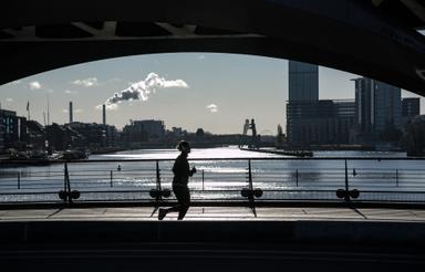 Joggeur à Berlin