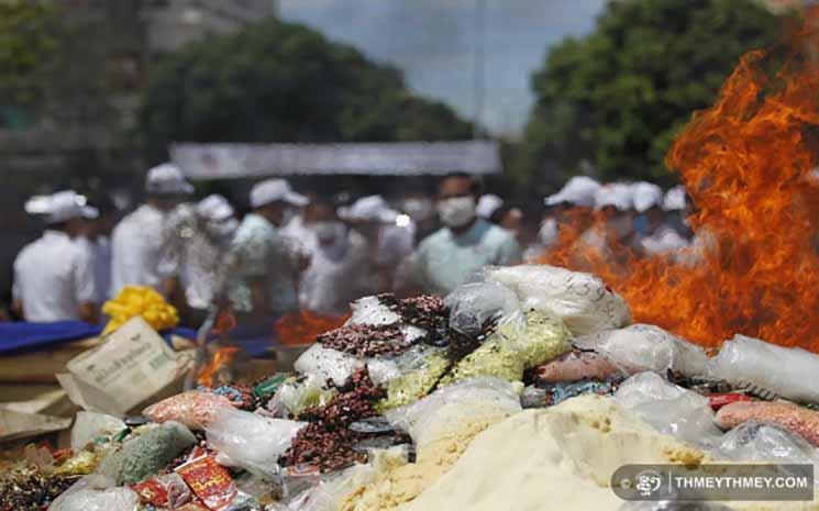 Près de 900 Kg de drogues saisis à Sihanoukville