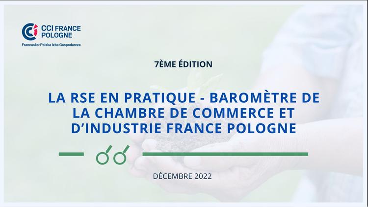 RSE en pratique - le baromètre de la Chambre de commerce France-Pologne