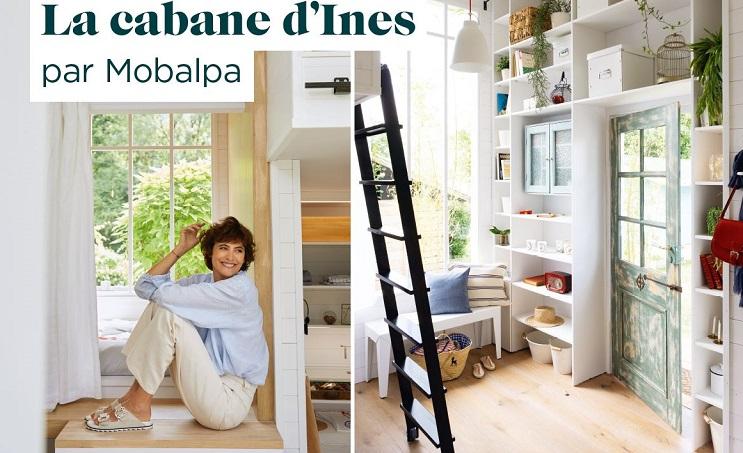 Ines de la Fressange dans l'espace Mobalpa