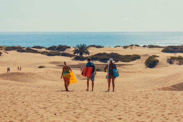 Plage de maspalomas, Gran Canarias