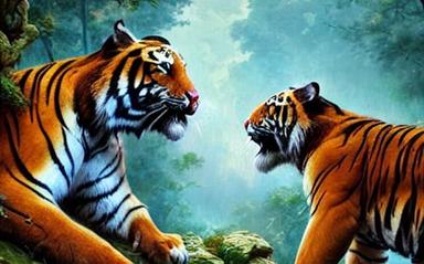 Deux Tigres