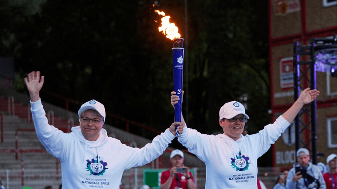 Jeux Olympiques Spéciaux, flamme Olympique