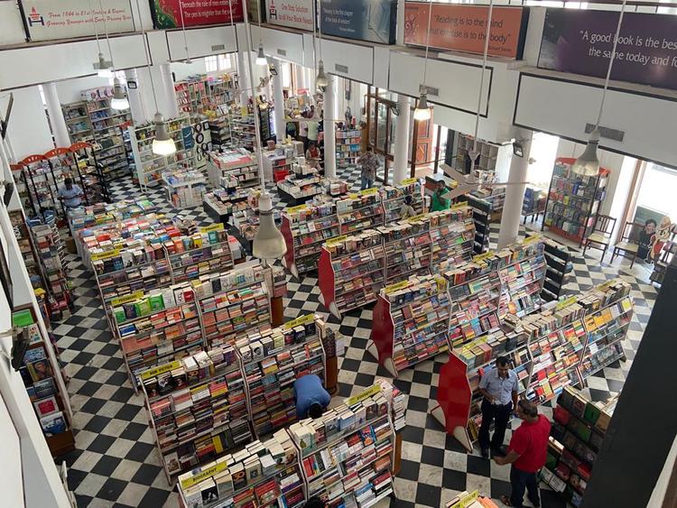 La librairie Higginbothams à Chennai. Photo : Fabienne