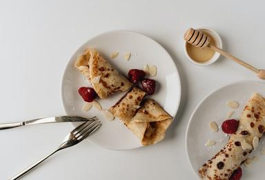 Assiettes de crêpes