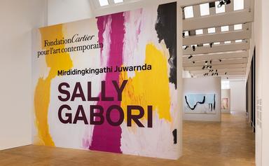 exposition sally gabori à la triennale de milan