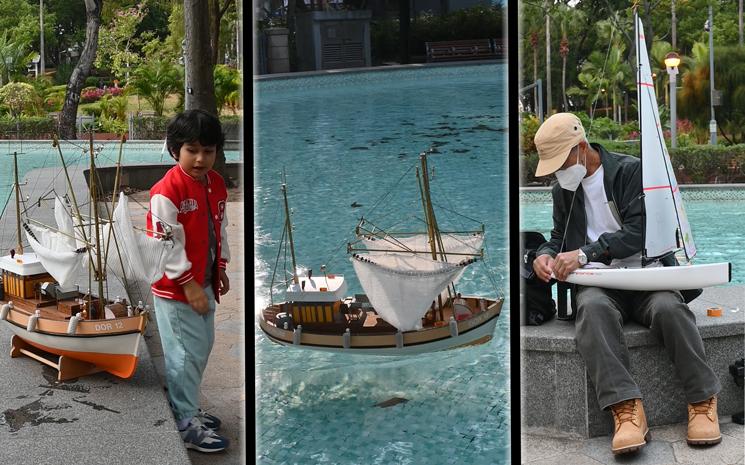 hk bateaux télécommandés vidéo model boat pool 