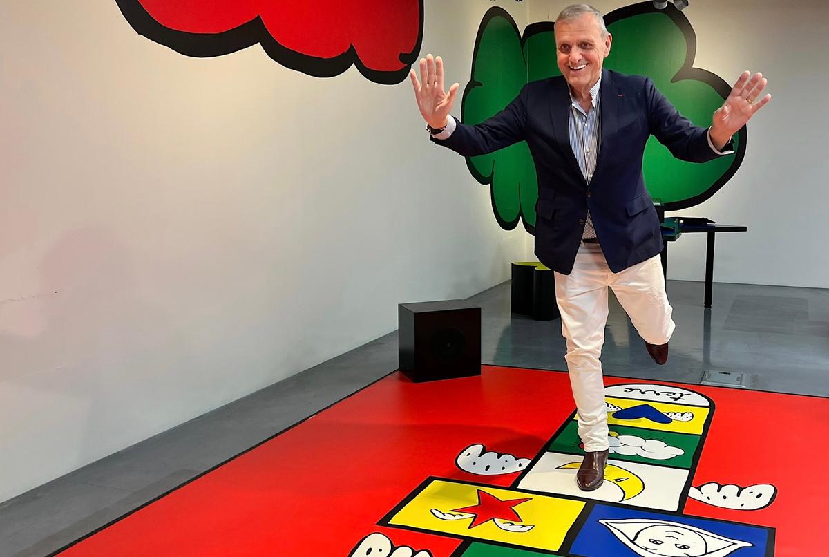 Jean-Charles de Castelbajac inaugure l’atelier au centre Pompidou Malaga