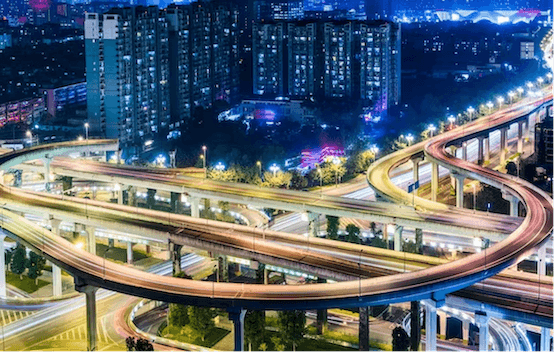 Echangeur routier à Singapour