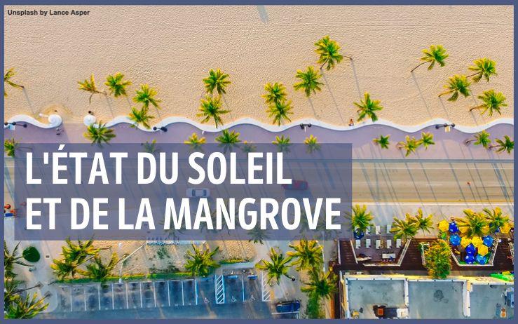 Vue aérienne d'une ville de Floride