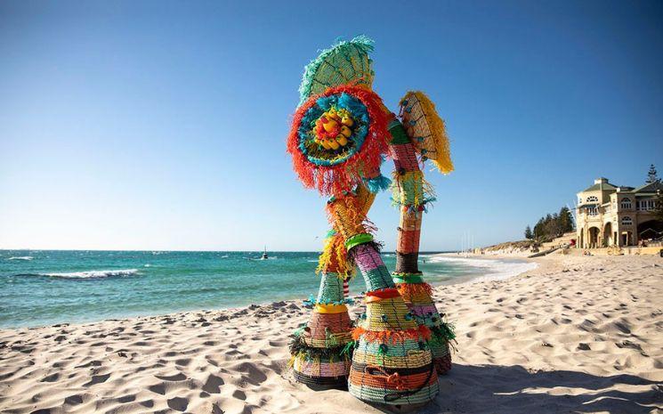 L'exposition Sculptures by the Sea à Cottesloe Beach