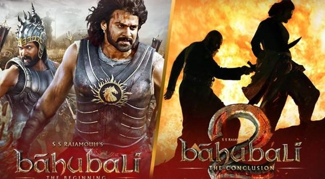 Affiche des deux parties du film Bahubali