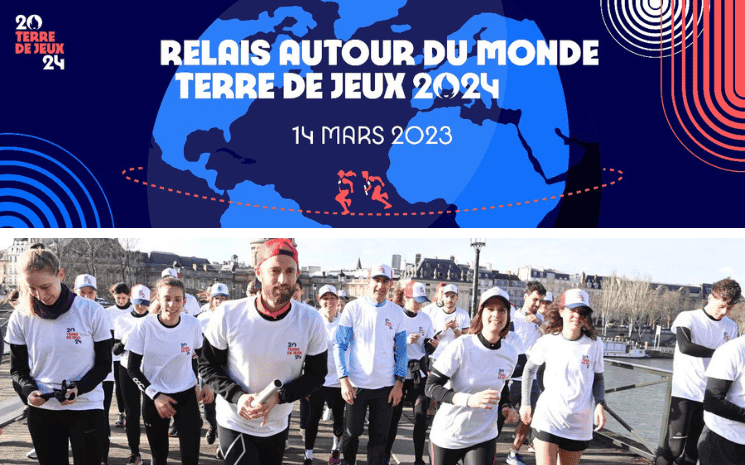 Le mardi 14 mars a lieu le relais autour du monde pour les Jeux Olympiques 2024