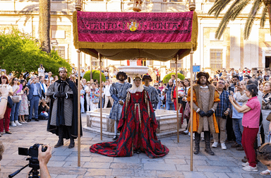 Le Puy du Fou : Isabelle la Catholique et Christophe Colomb à Séville 