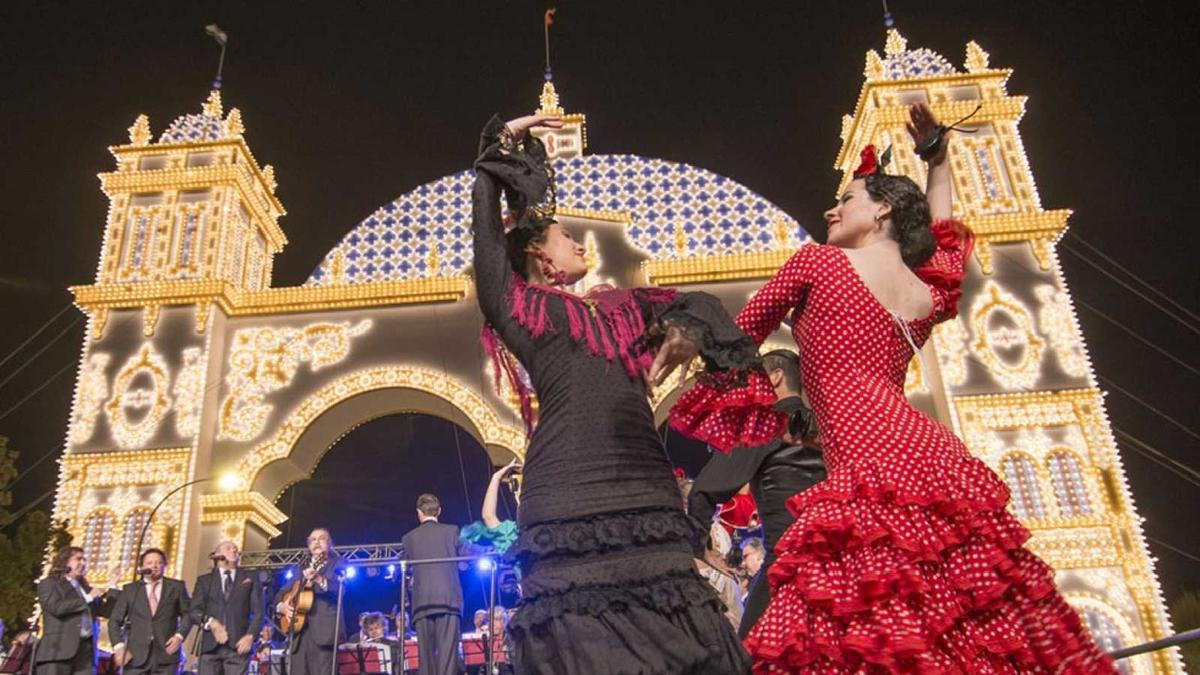 Danseuses de Flamenco, Feria de Abril, Seville 