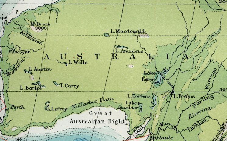 carte de l'Australie