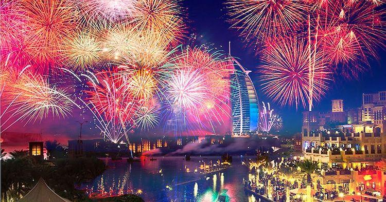 feux d'artifices dubai