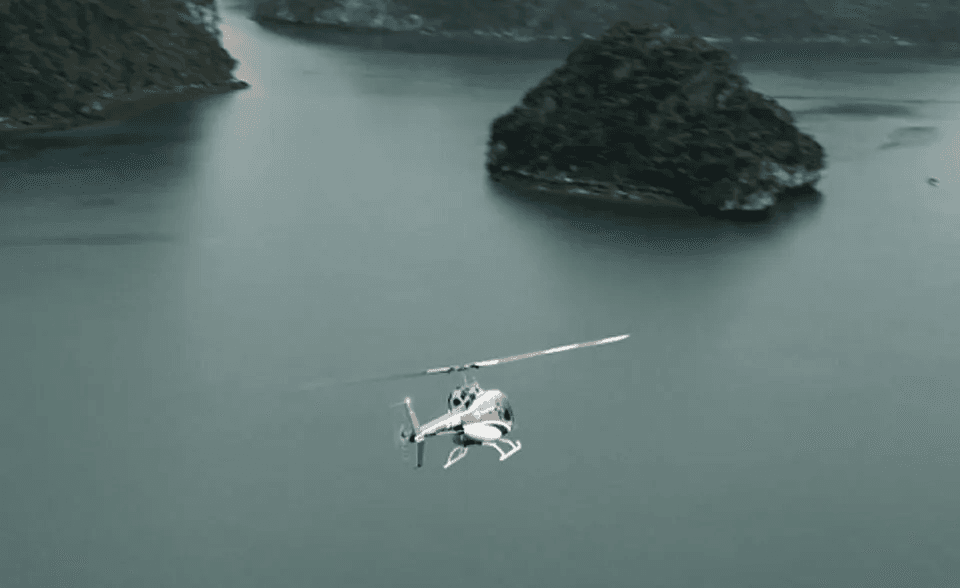 helicopter accident dans la Baie d'Ha Long