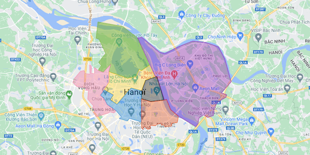 ou vivre Hanoi en 2023, voici les quartiers principaux 