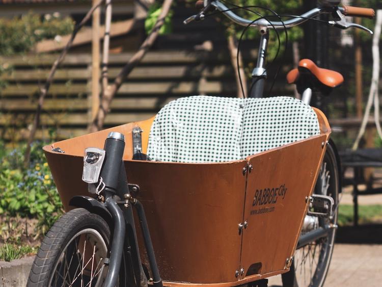 vélo cargo familial à Copenhague