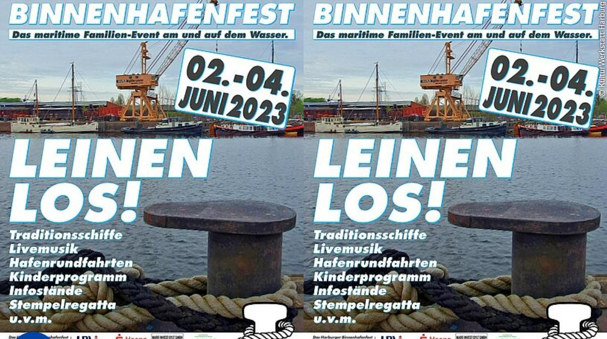 Affiche de la fête du port de Hambourg