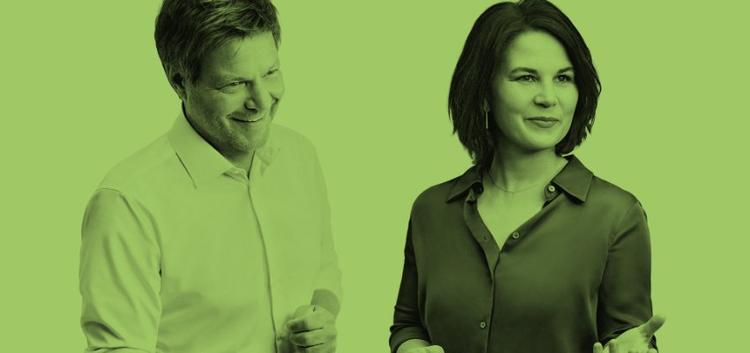Robert Habeck et Annelena Baerbock, symbole des Verts © gruene.de