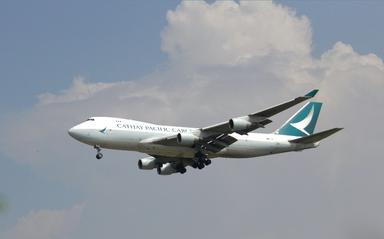 Avion Cathay Pacific Atterrissage Hong Kong