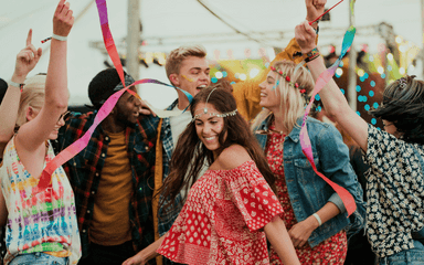 Un festival de musique au Royaume-Uni en 2023