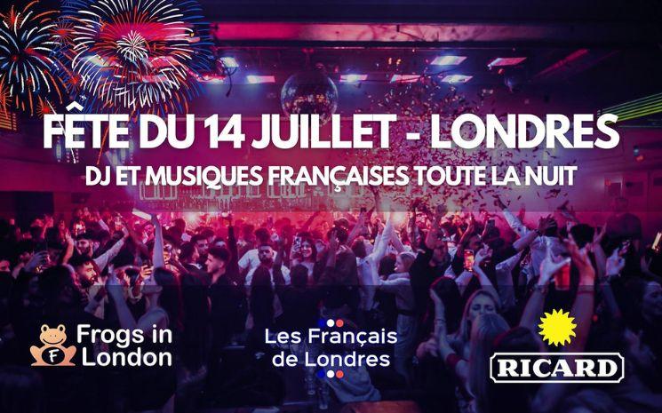 londres soirée françaises 14 juillet