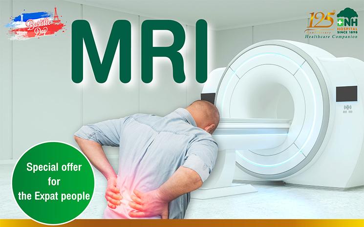 Affiche promotionnelle sur l'IRM au BNH Hospital