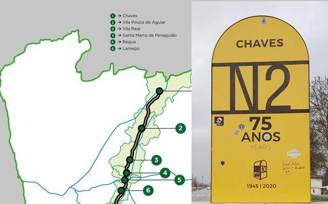 Portugal, Chaves-Lamego par la Nationale 2