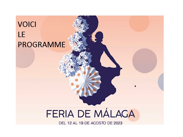 Programme officiel Feria Malaga 2023