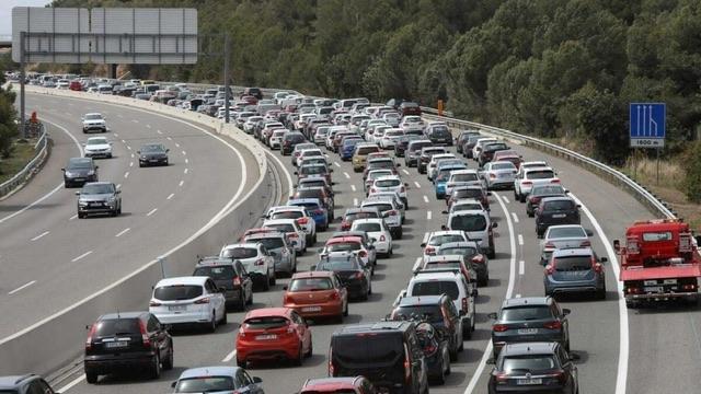 Beaucoup de trafic sur les routes ce 15 août 
