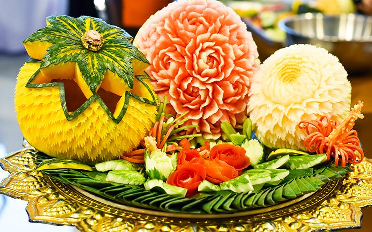 Sculpture-fruits-thailande