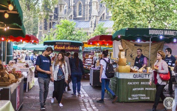 londres bourough market street food