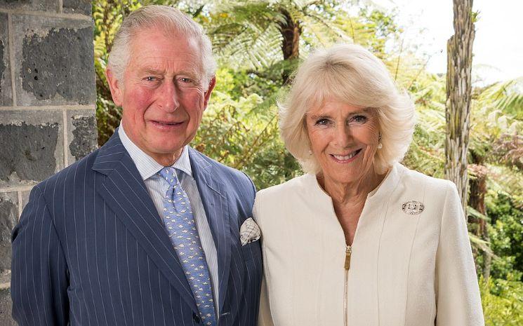 king Charles queen Camilla portrait