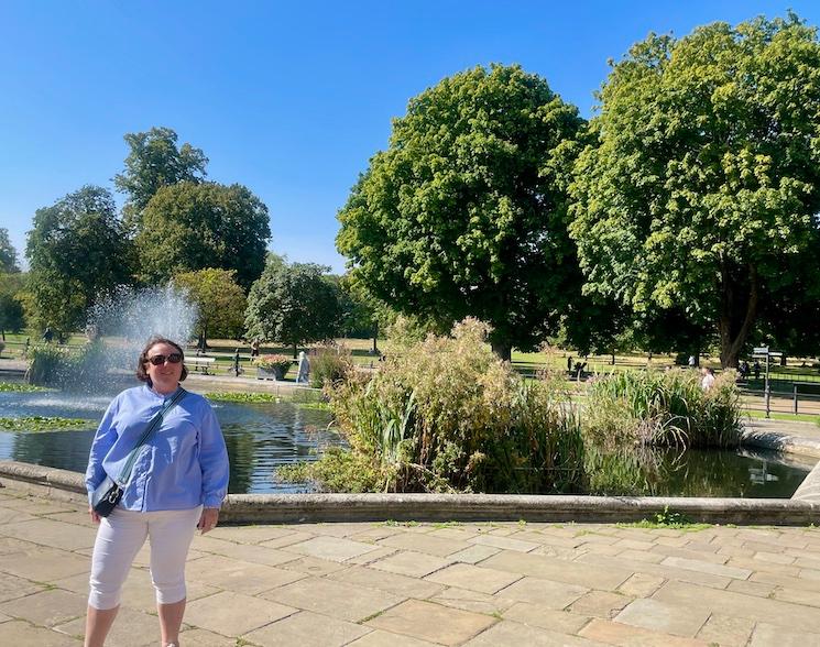 Cylia Rousset à Italian Gardens, Hyde Park