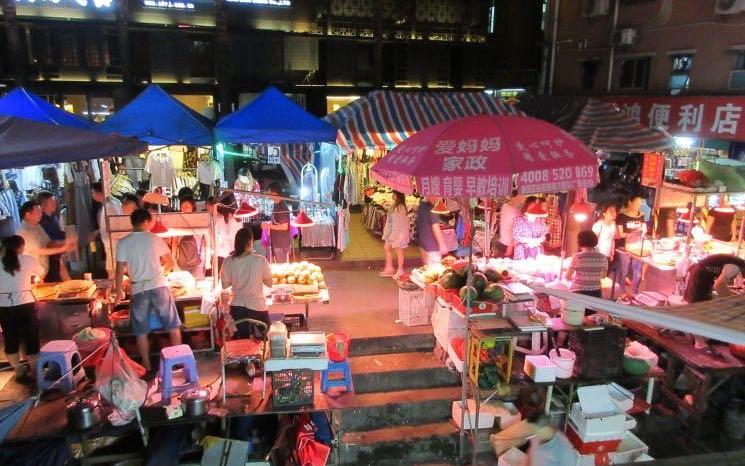 Daigou inversé Shenzhen Night food Market