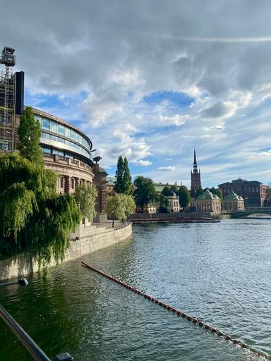 Le Parlement Suédois vu du Riksbron